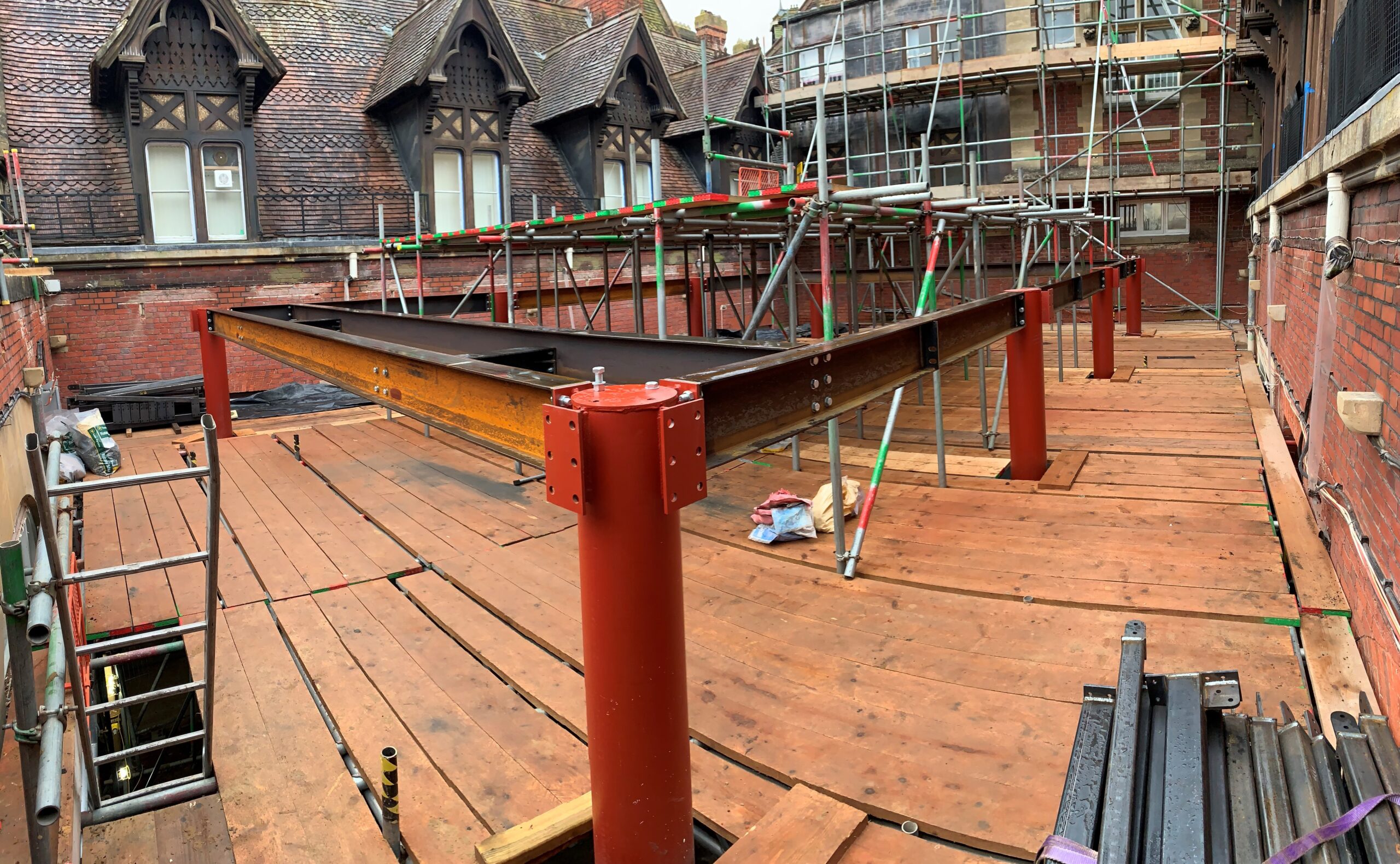 Steels going in website