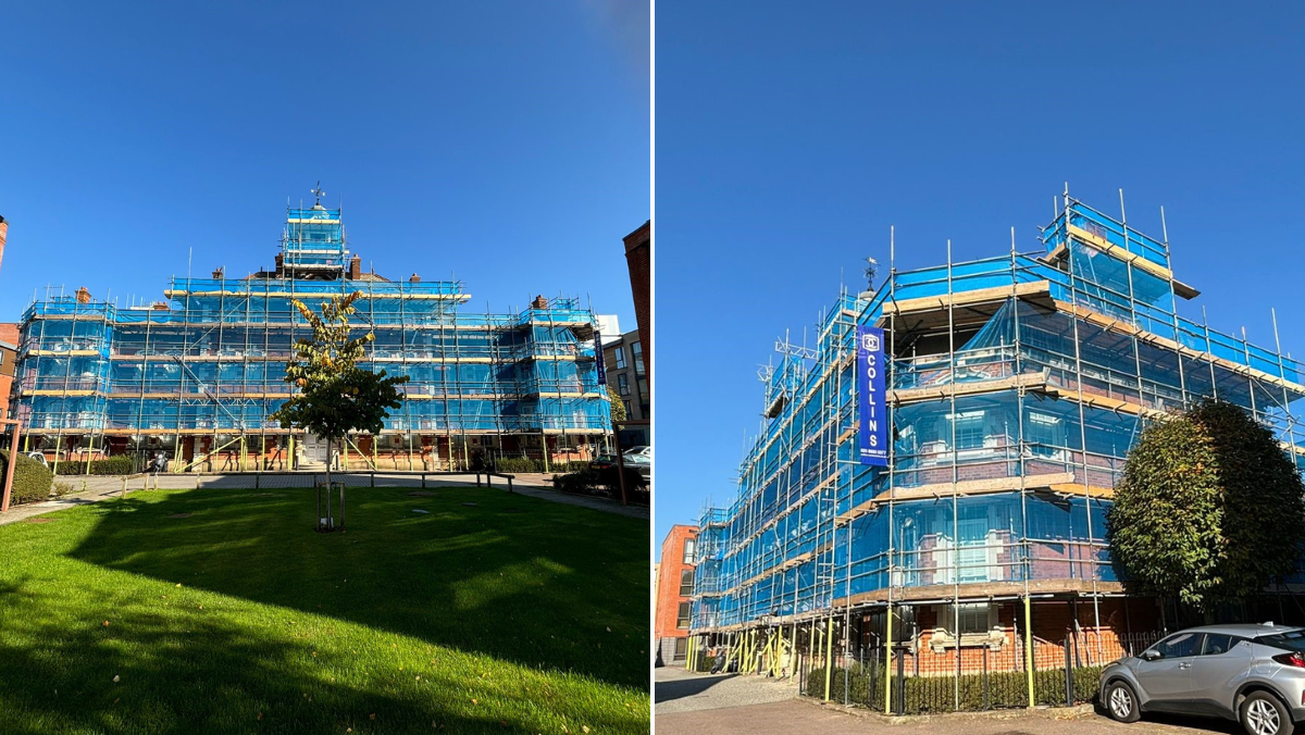 in progress scaffold