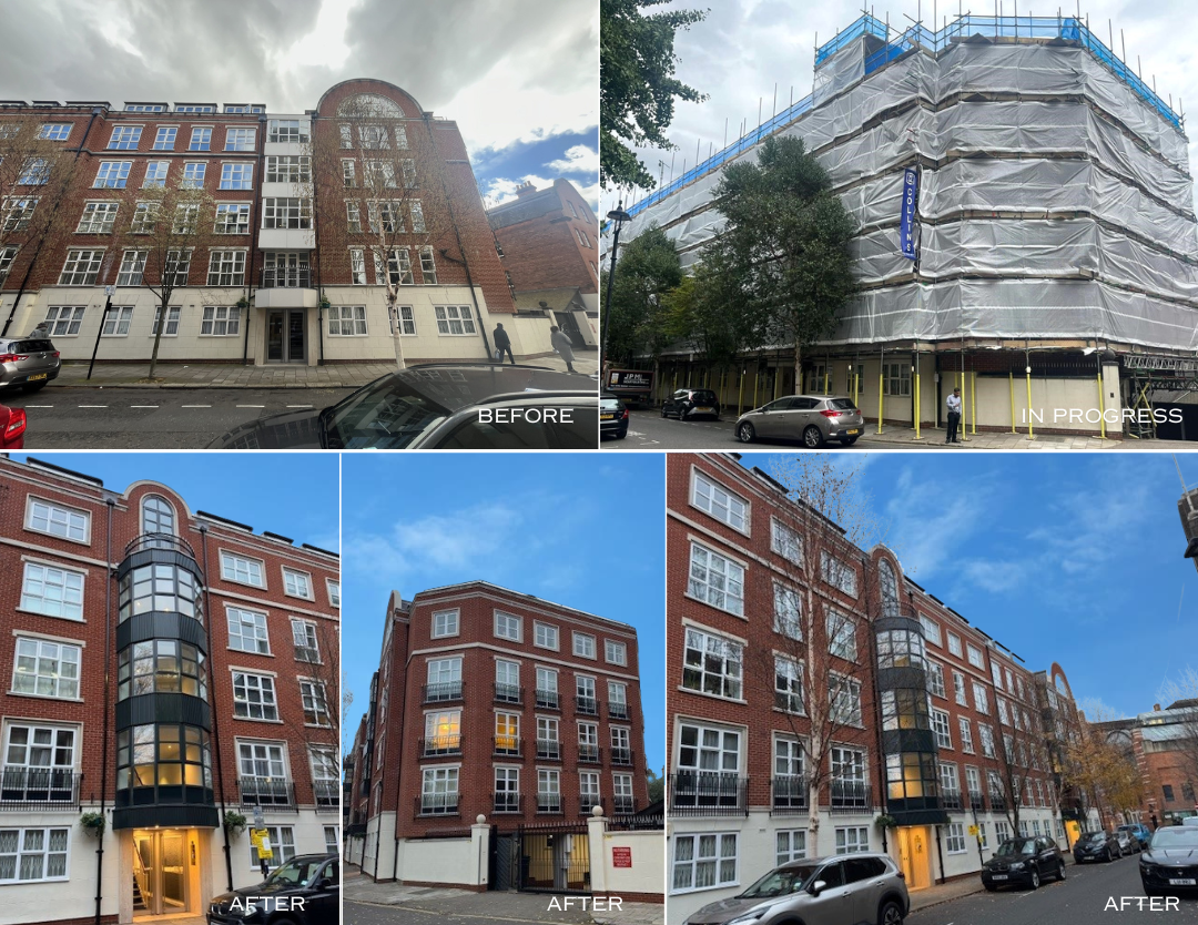 complete with blue sky